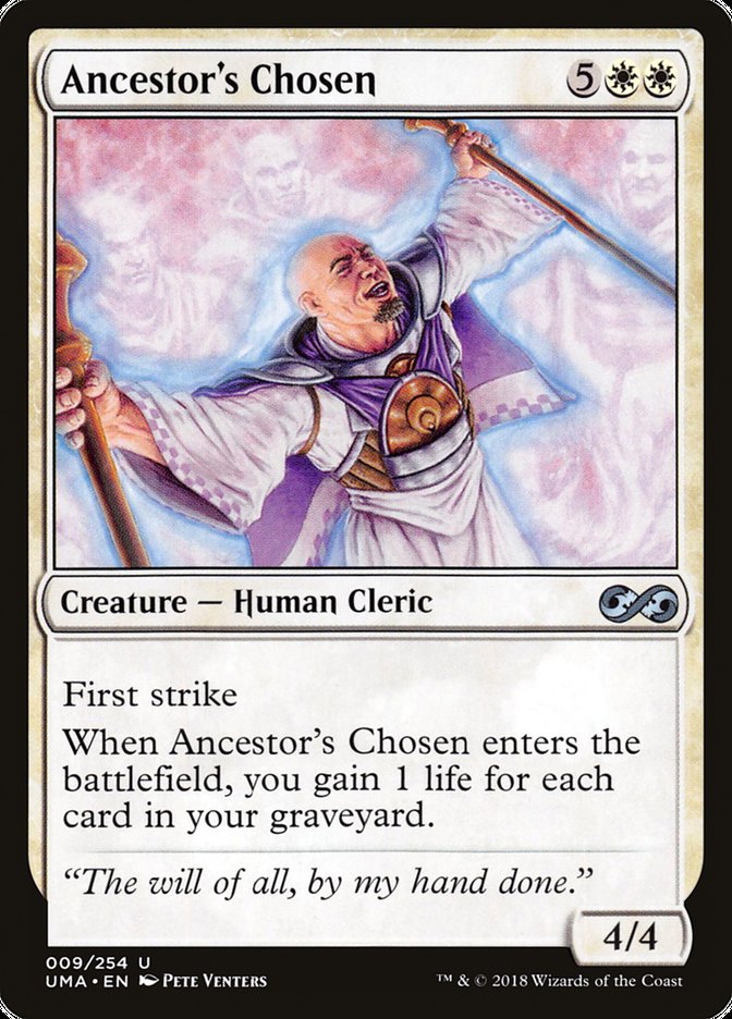 Ancestor's Chosen [Ultimate Masters] Magic: The Gathering
