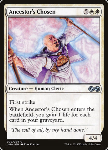 Ancestor's Chosen [Ultimate Masters] Magic: The Gathering