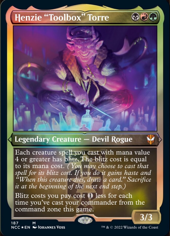 Henzie "Toolbox" Torre (Display Commander) [Streets of New Capenna Commander] Magic: The Gathering