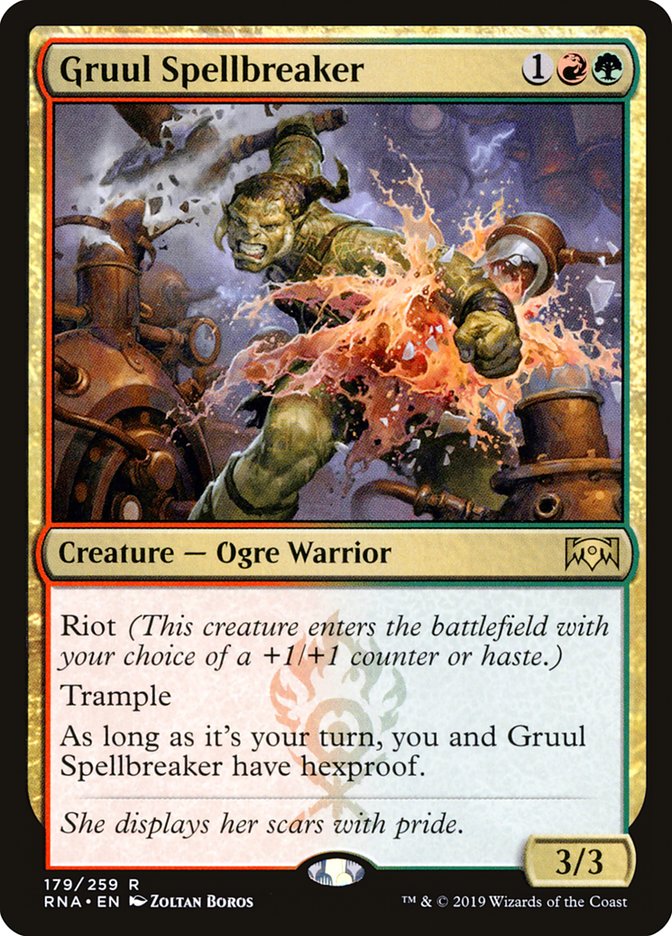 Gruul Spellbreaker [Ravnica Allegiance] Magic: The Gathering