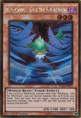 Blackwing - Gale the Whirlwind [PGL2-EN073] Gold Rare Yu-Gi-Oh!