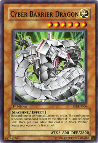 Cyber Barrier Dragon [SOI-EN006] Super Rare Yu-Gi-Oh!