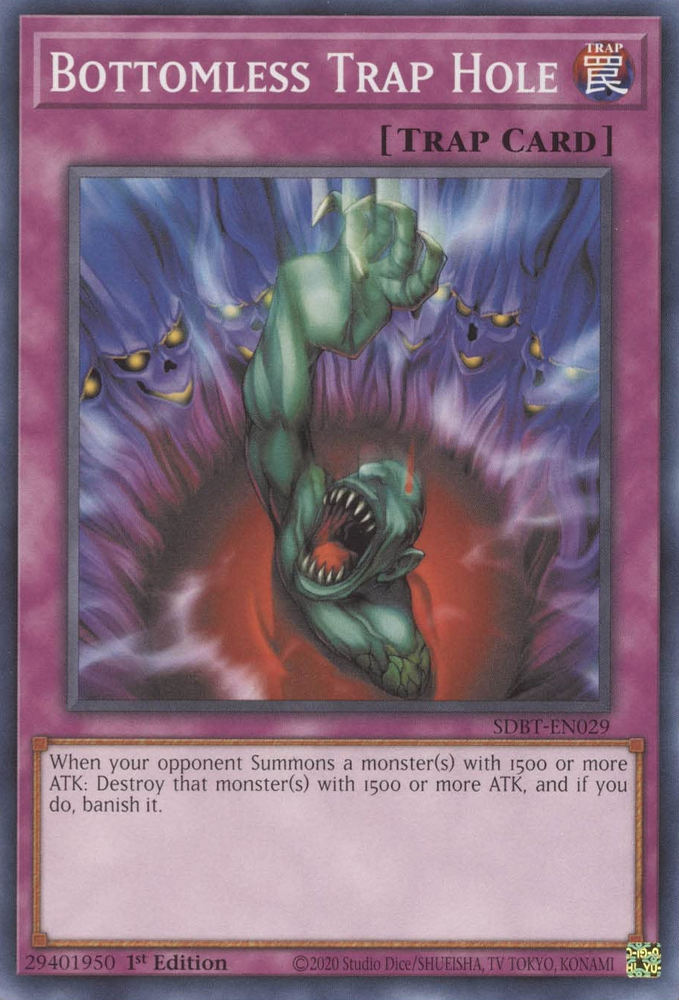 Bottomless Trap Hole [SDBT-EN029] Common Yu-Gi-Oh!