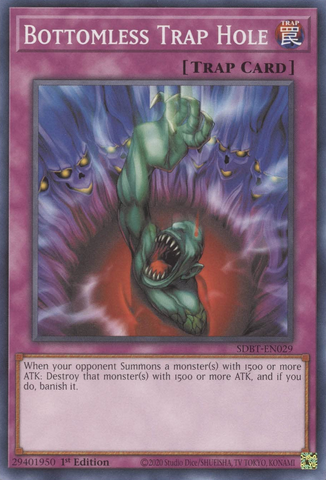 Bottomless Trap Hole [SDBT-EN029] Common Yu-Gi-Oh!