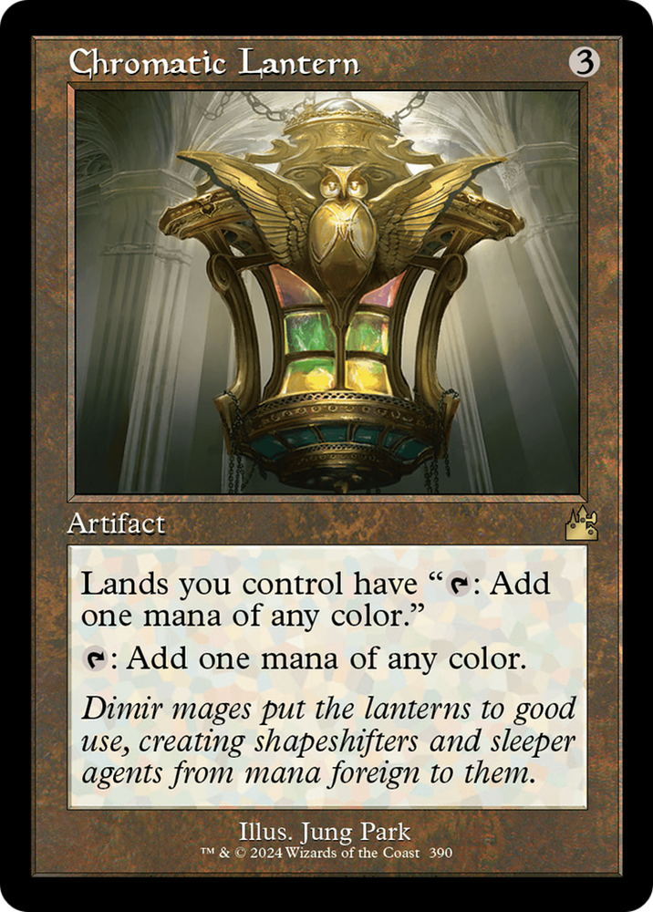Chromatic Lantern (Retro Frame) [Ravnica Remastered] Magic: The Gathering