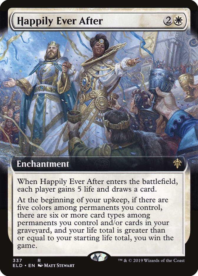 Happily Ever After (Extended Art) [Throne of Eldraine] Magic: The Gathering