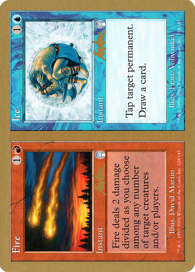 Fire // Ice (Brian Kibler) [World Championship Decks 2002] Magic: The Gathering