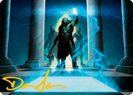 Sudden Insight Art Card (Gold-Stamped Signature) [Dungeons & Dragons: Adventures in the Forgotten Realms Art Series] Magic: The Gathering