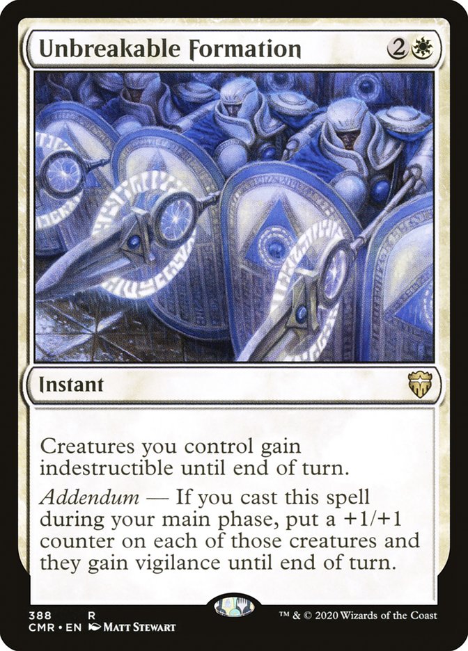 Unbreakable Formation [Commander Legends] Magic: The Gathering