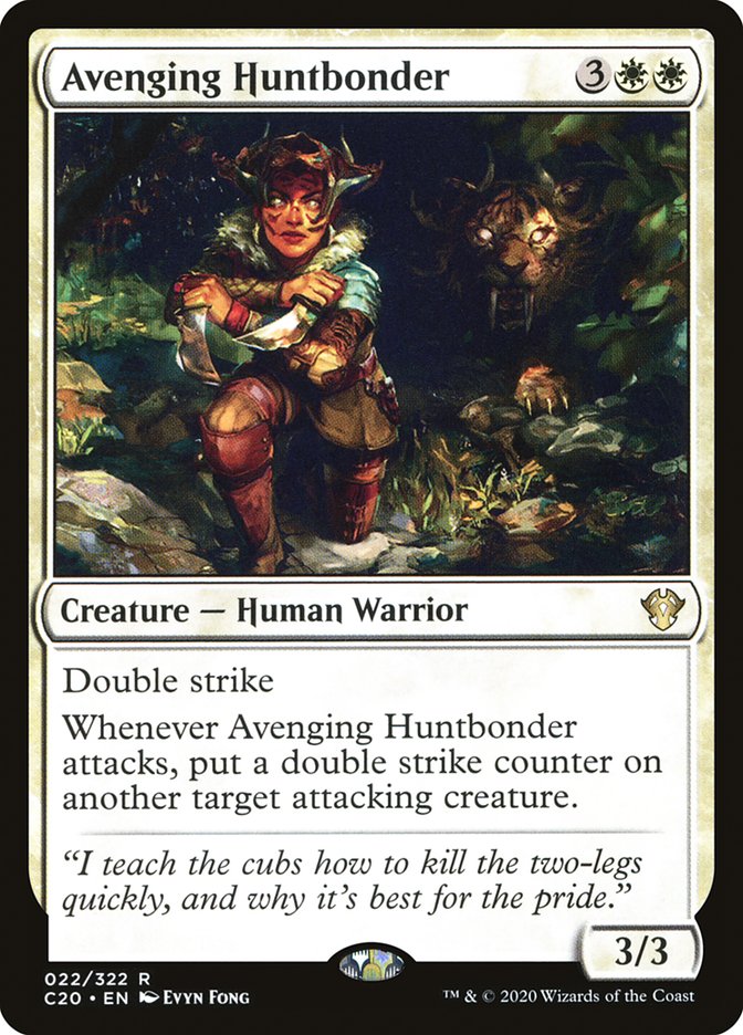 Avenging Huntbonder [Commander 2020] Magic: The Gathering