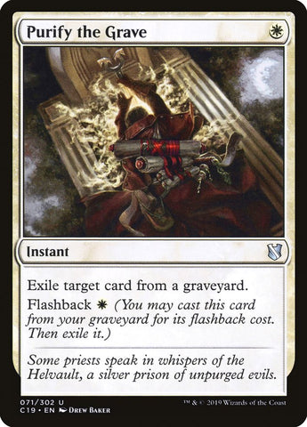 Purify the Grave [Commander 2019] Magic: The Gathering