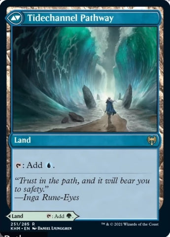 Barkchannel Pathway // Tidechannel Pathway [Kaldheim] Magic: The Gathering