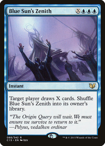 Blue Sun's Zenith [Commander 2015] Magic: The Gathering