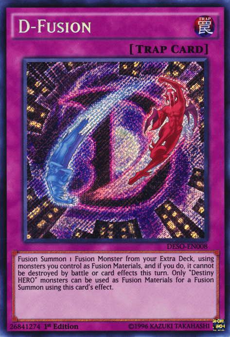 D-Fusion [DESO-EN008] Secret Rare Yu-Gi-Oh!