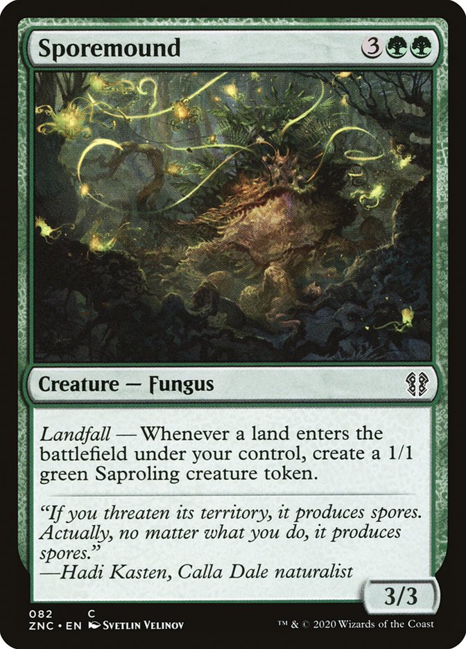 Sporemound [Zendikar Rising Commander] Magic: The Gathering