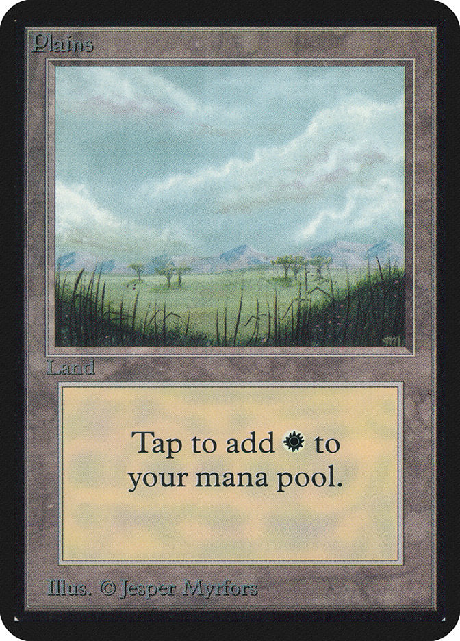 Plains (287) [Alpha Edition] Magic: The Gathering