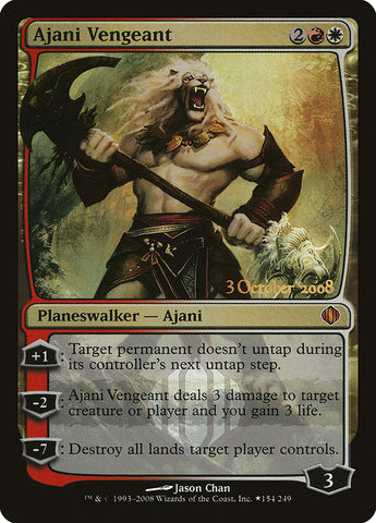 Ajani Vengeant [Shards of Alara Promos] Magic: The Gathering