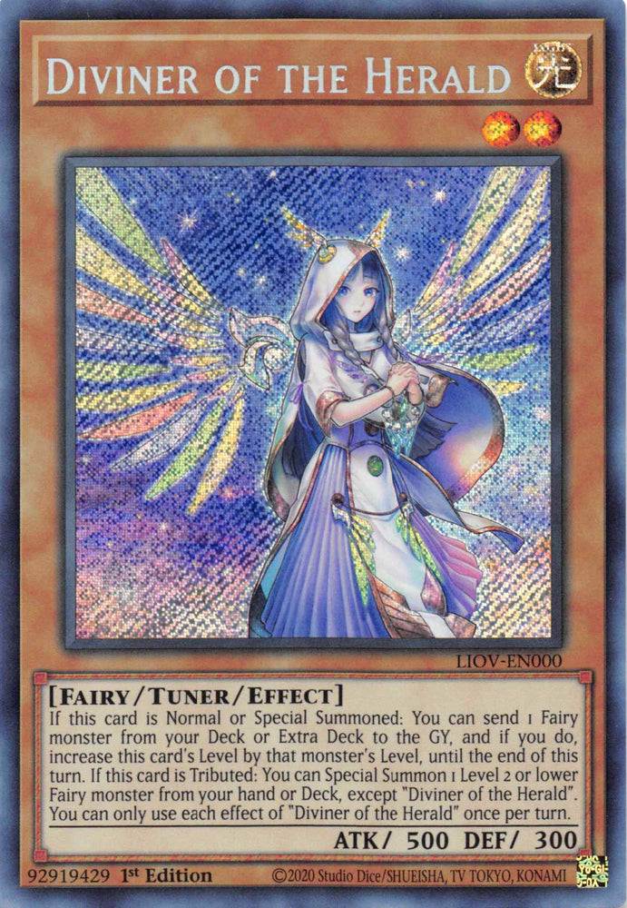 Diviner of the Herald [LIOV-EN000] Secret Rare Yu-Gi-Oh!