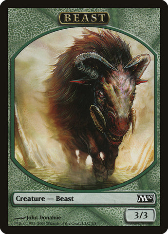 Beast Token [Magic 2010 Tokens] Magic: The Gathering