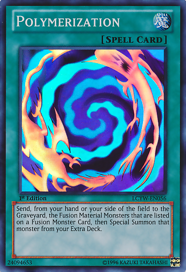 Polymerization [LCYW-EN056] Super Rare Yu-Gi-Oh!
