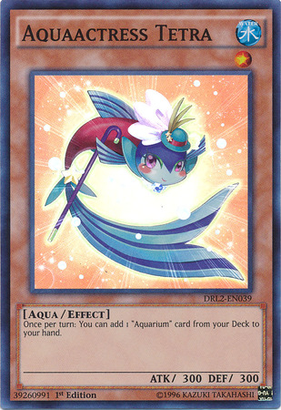 Aquaactress Tetra [DRL2-EN039] Super Rare Yu-Gi-Oh!