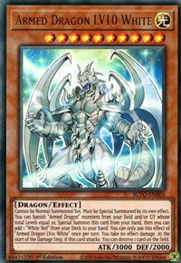 Armed Dragon LV10 White [BLVO-EN005] Ultra Rare Yu-Gi-Oh!