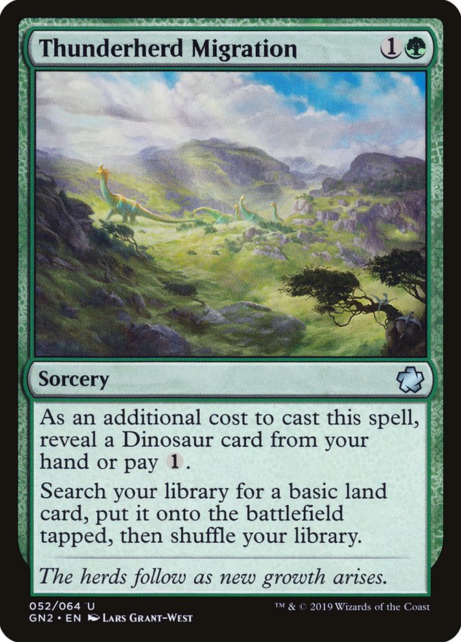 Thunderherd Migration [Game Night 2019] Magic: The Gathering