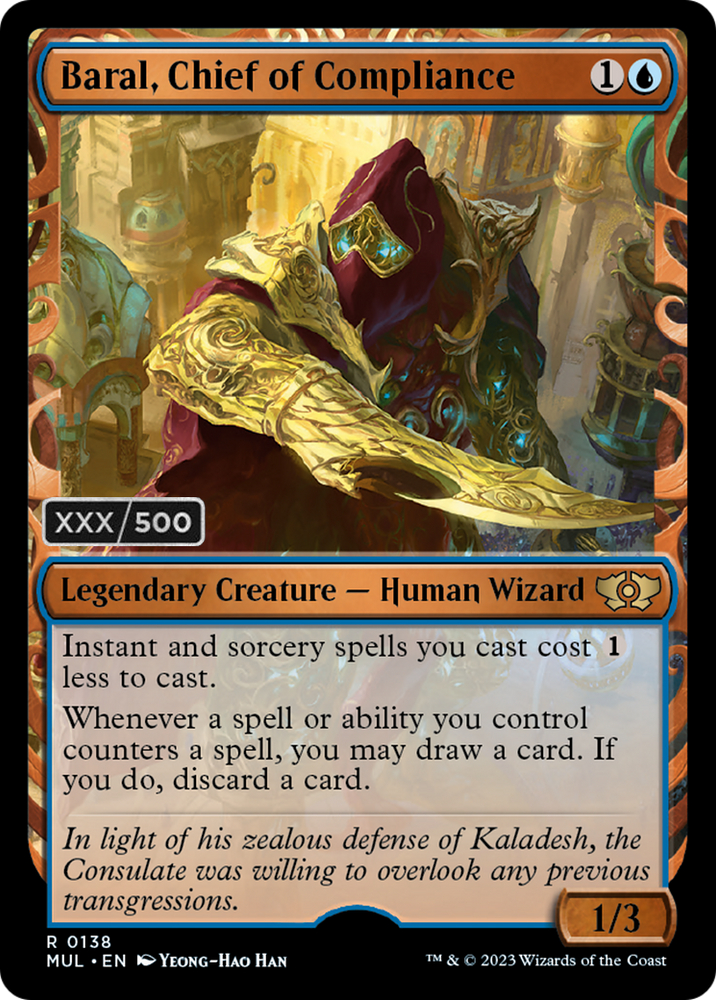 Baral, Chief of Compliance (Serialized) [Multiverse Legends] Magic: The Gathering