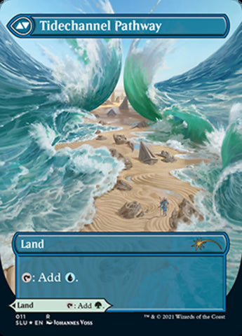 Barkchannel Pathway // Tidechannel Pathway (Borderless) [Secret Lair: Ultimate Edition 2] Magic: The Gathering