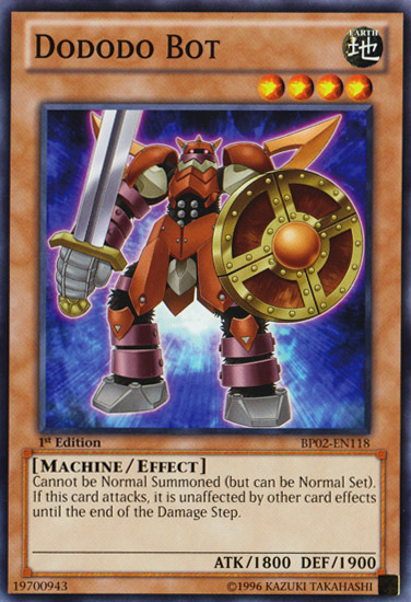 Dododo Bot [BP02-EN118] Common Yu-Gi-Oh!