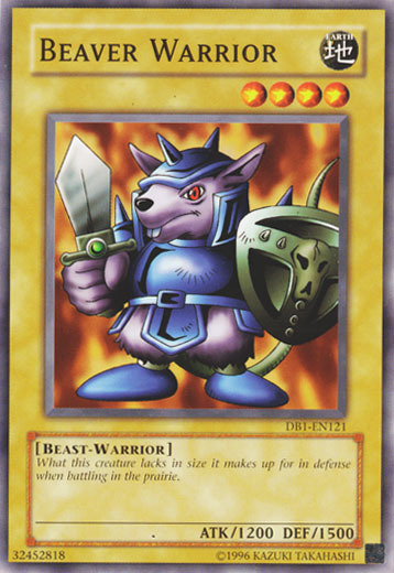 Beaver Warrior [DB1-EN121] Common Yu-Gi-Oh!