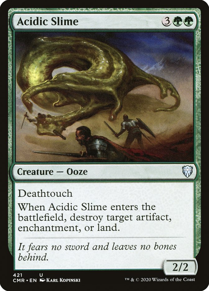 Acidic Slime [Commander Legends] Magic: The Gathering