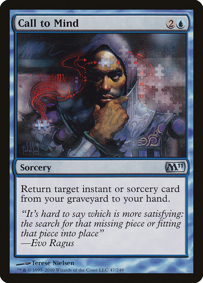 Call to Mind [Magic 2011] Magic: The Gathering