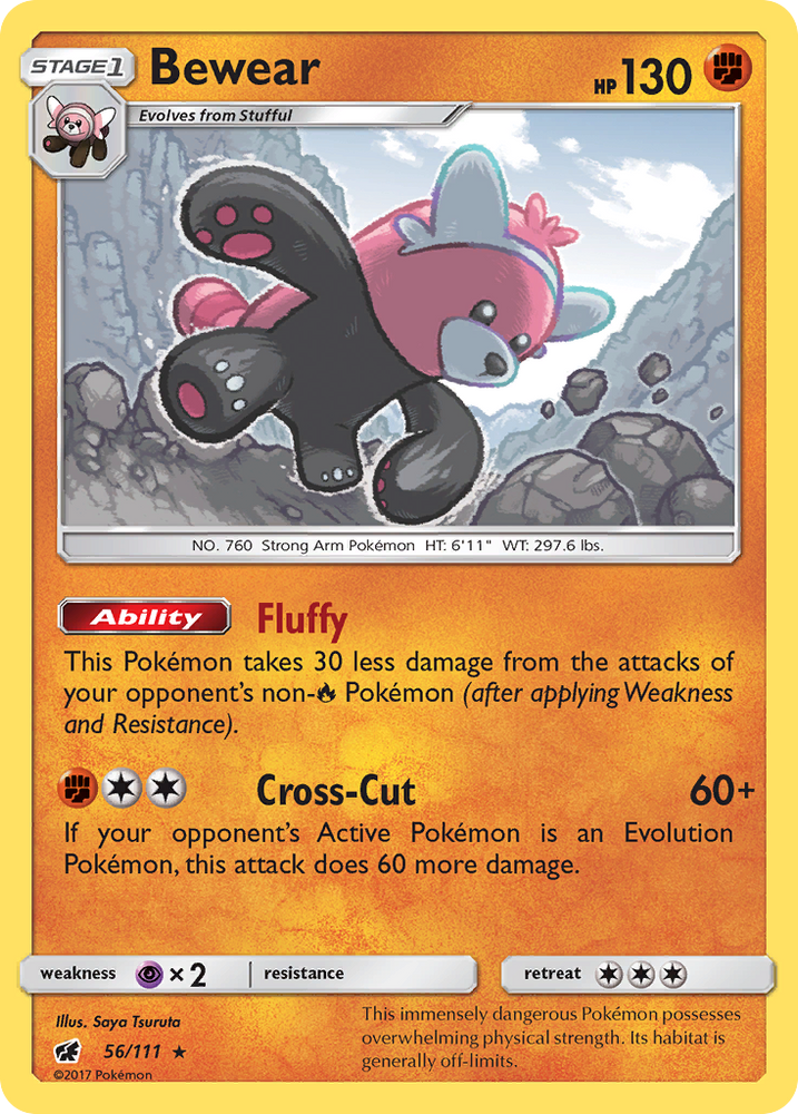 Bewear (56/111) [Sun & Moon: Crimson Invasion] Pokémon