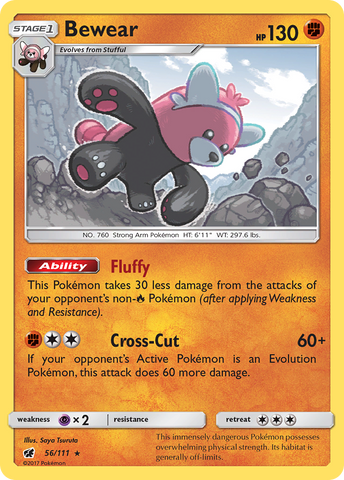Bewear (56/111) [Sun & Moon: Crimson Invasion] Pokémon