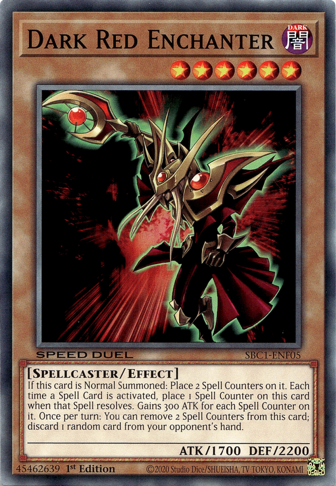 Dark Red Enchanter [SBC1-ENF05] Common Yu-Gi-Oh!