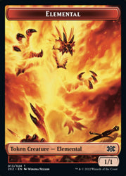 Elemental // Aven Initiate Double-Sided Token [Double Masters 2022 Tokens] Magic: The Gathering