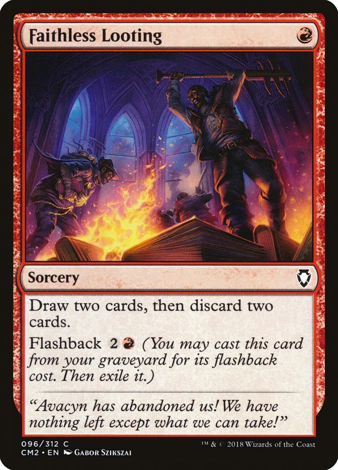 Faithless Looting [Commander Anthology Volume II] Magic: The Gathering