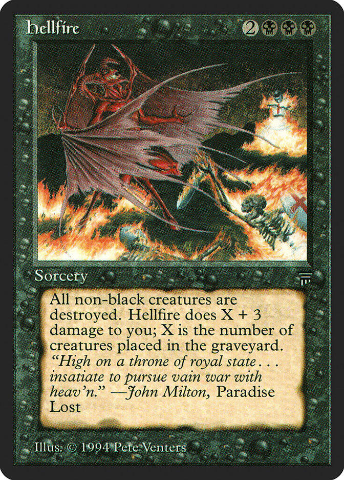 Hellfire [Legends] Magic: The Gathering