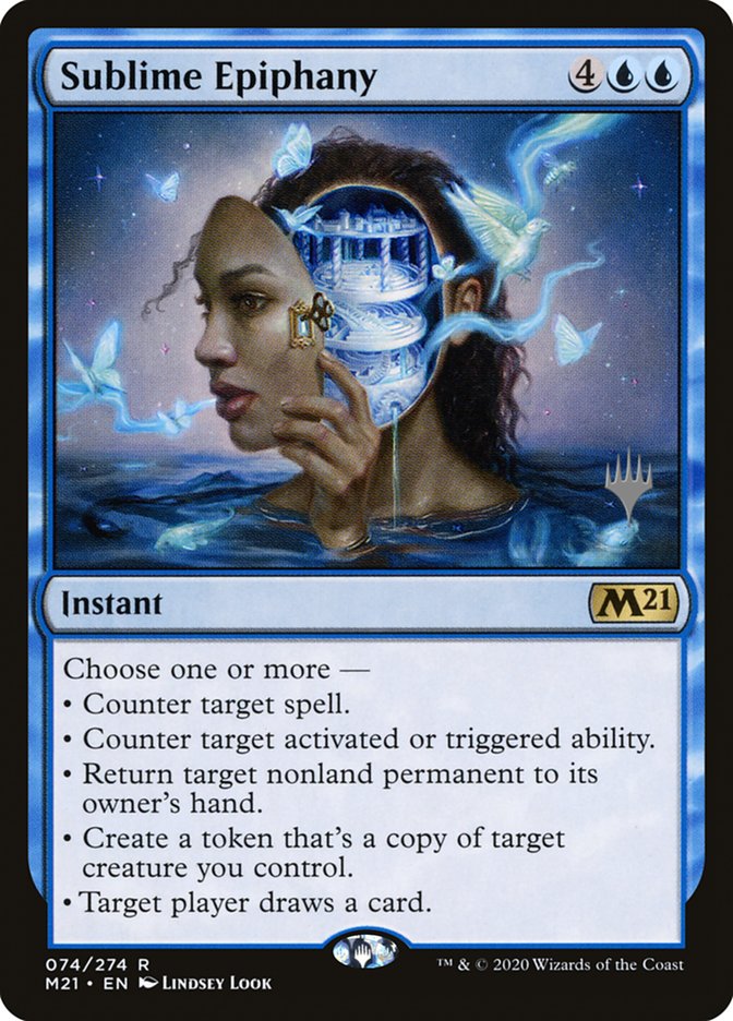 Sublime Epiphany (Promo Pack) [Core Set 2021 Promos] Magic: The Gathering