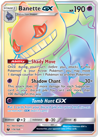 Banette GX (174/168) [Sun & Moon: Celestial Storm] Pokémon