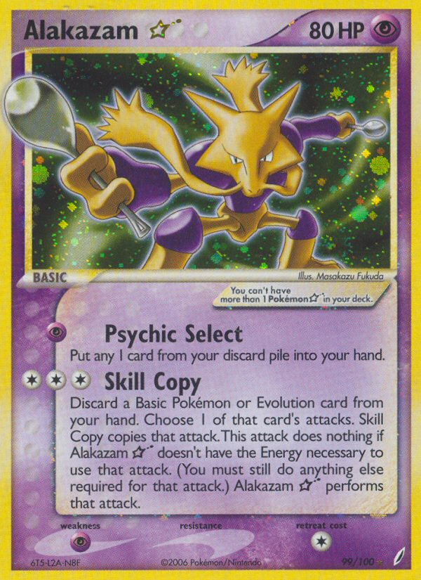 Alakazam Star (99/100) [EX: Crystal Guardians] Pokémon