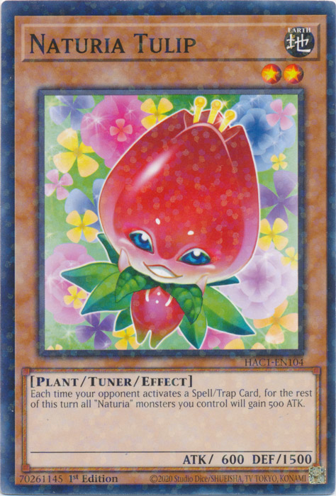 Naturia Tulip (Duel Terminal) [HAC1-EN104] Common Yu-Gi-Oh!