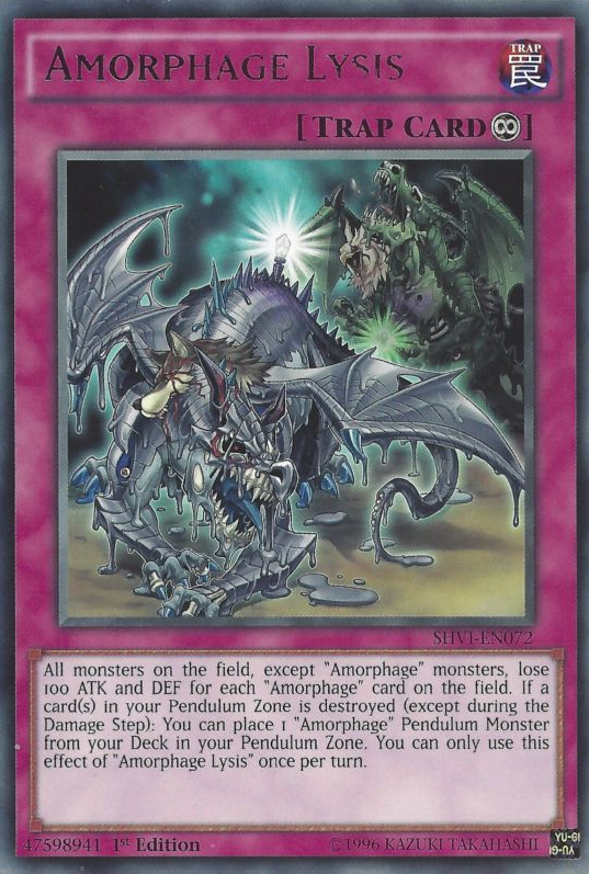 Amorphage Lysis [SHVI-EN072] Rare Yu-Gi-Oh!