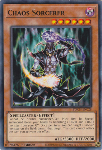 Chaos Sorcerer [TOCH-EN028] Rare Yu-Gi-Oh!