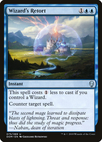 Wizard's Retort [Dominaria] Magic: The Gathering