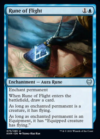 Rune of Flight [Kaldheim] Magic: The Gathering