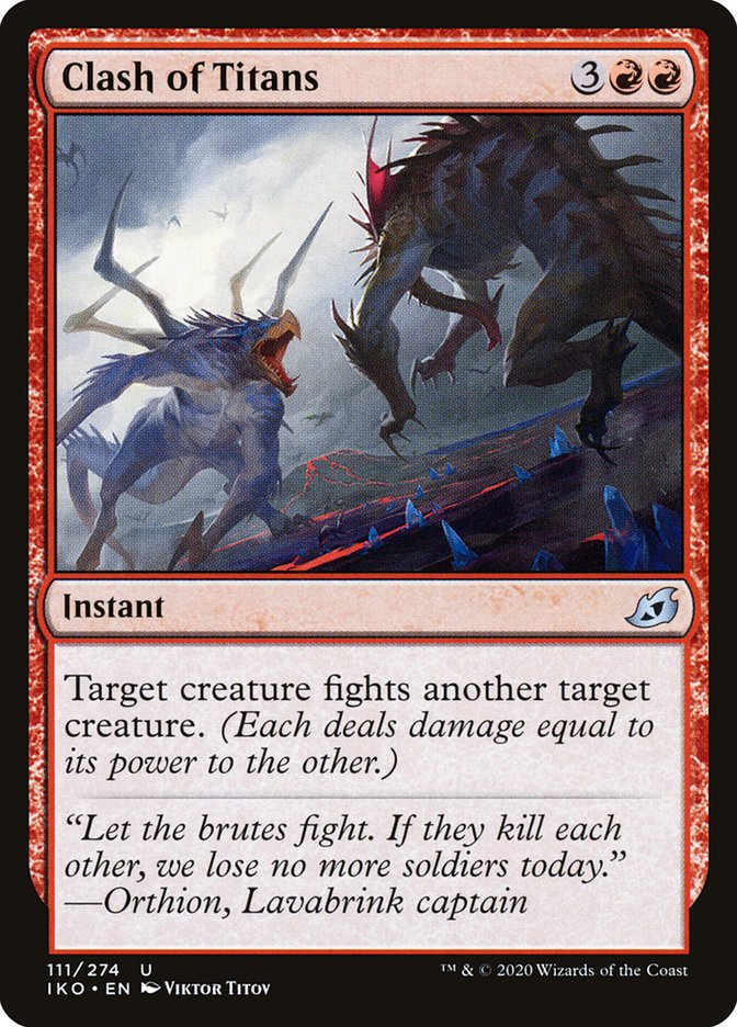 Clash of Titans [Ikoria: Lair of Behemoths] Magic: The Gathering