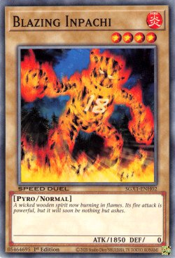 Blazing Inpachi [SGX1-ENH02] Common Yu-Gi-Oh!
