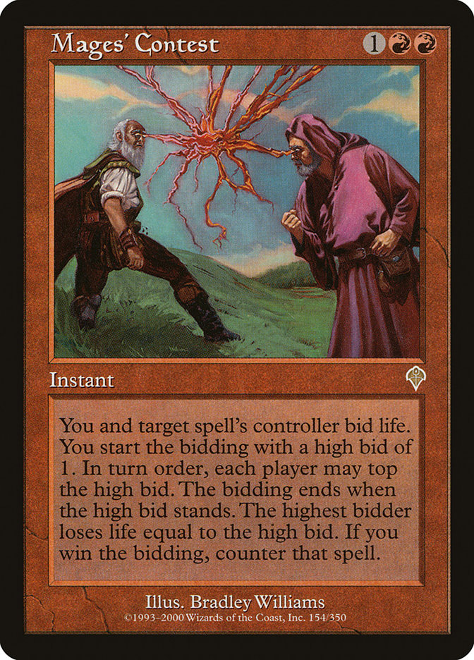 Mages' Contest [Invasion] Magic: The Gathering